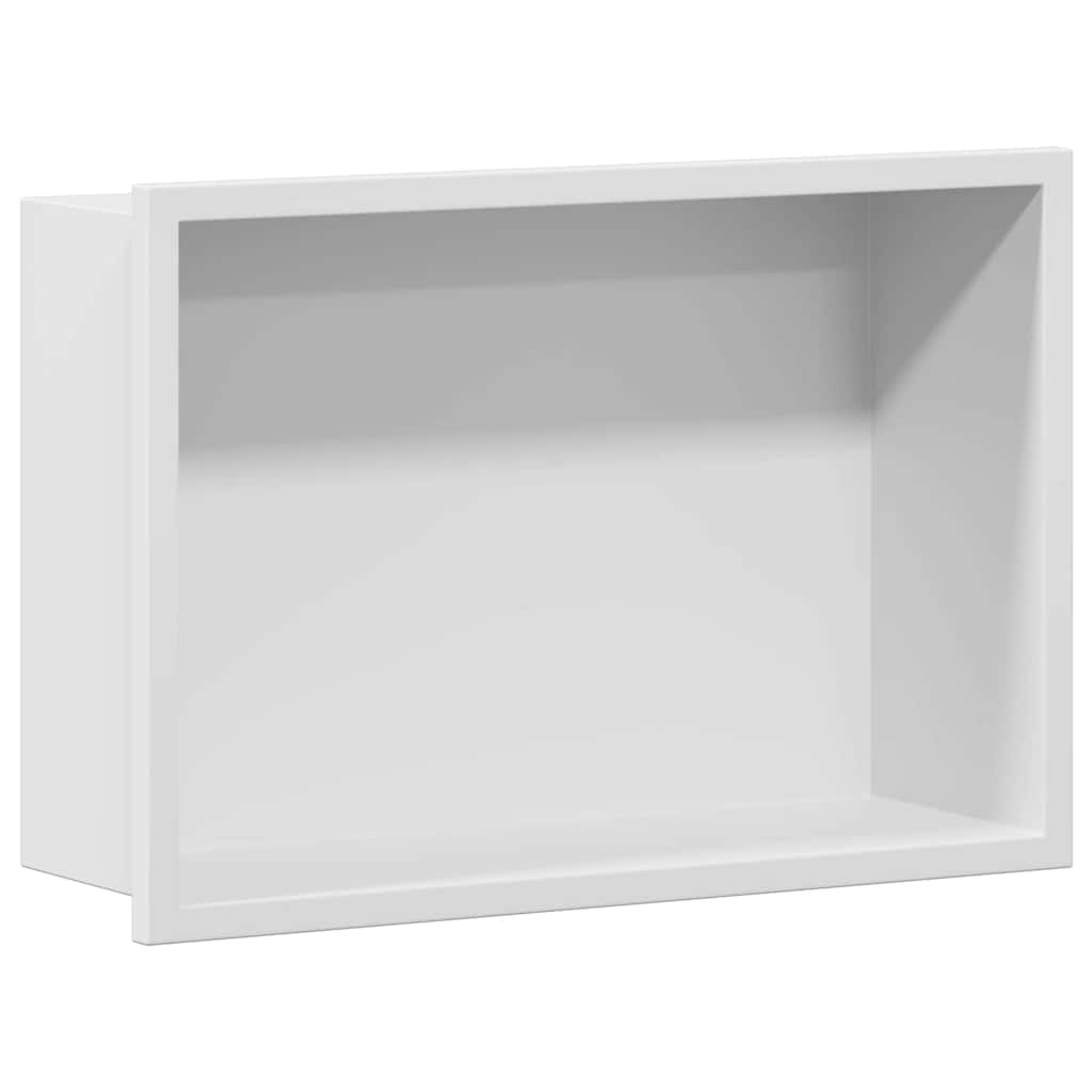 Zuhany Niche Fehér 30 x 20 x 9,5 cm Rozsdamentes Acél
