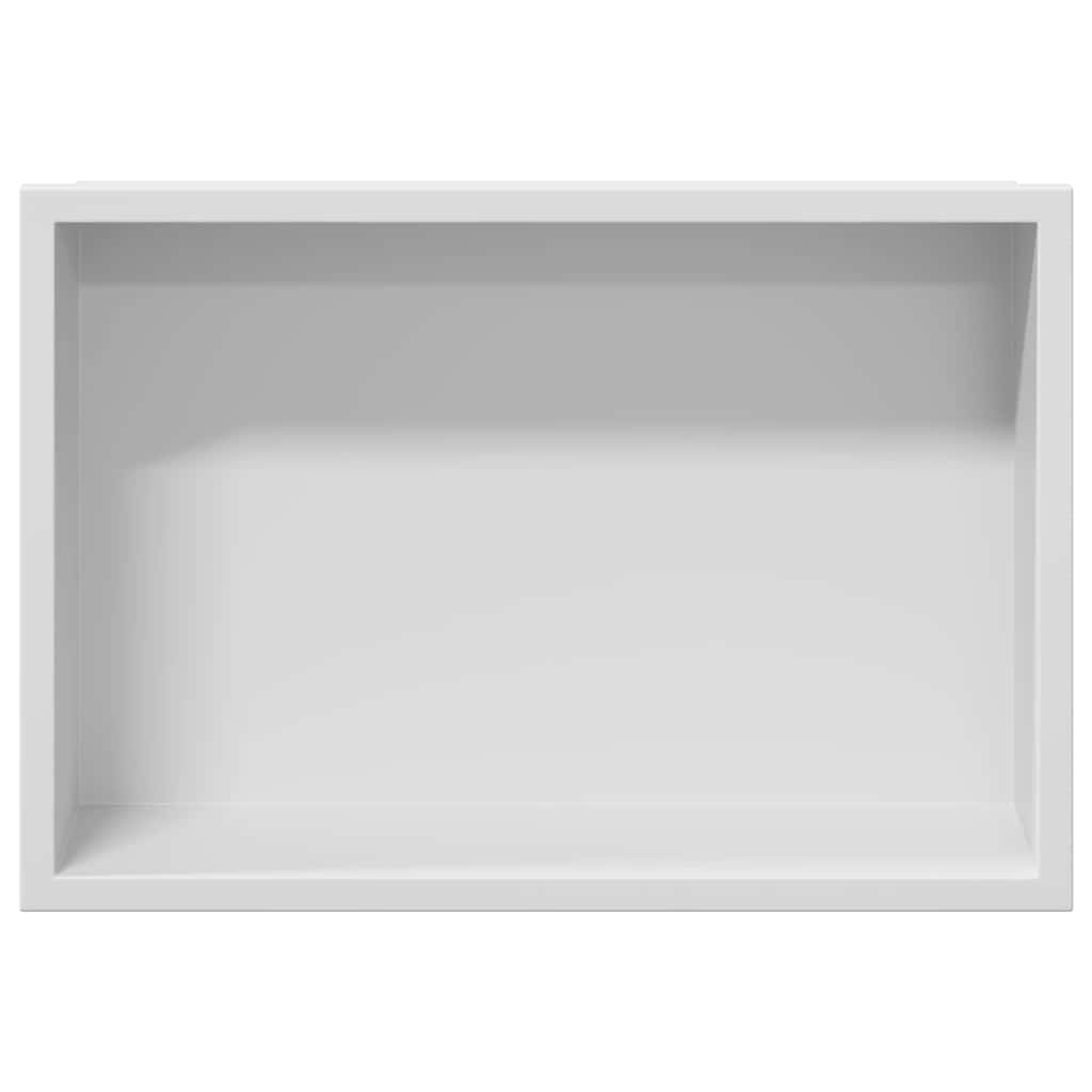 Zuhany Niche Fehér 30 x 20 x 9,5 cm Rozsdamentes Acél