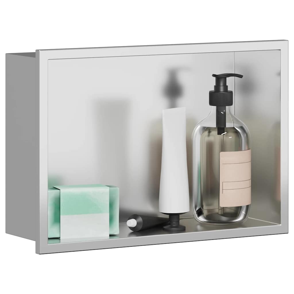 Zuhany Niche Ezüst 30 x 20 x 9,5 cm Rozsdamentes Acél