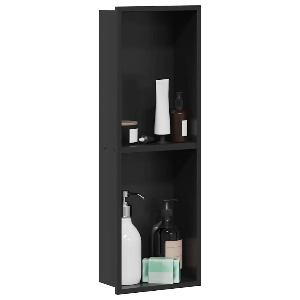 Zuhany Niche Fekete 60 x 20 x 9,5 cm Rozsdamentes Acél