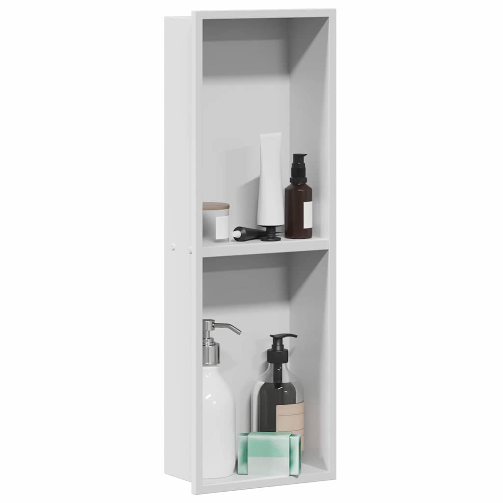 Zuhany Niche Fehér 60 x 20 x 9,5 cm Rozsdamentes Acél