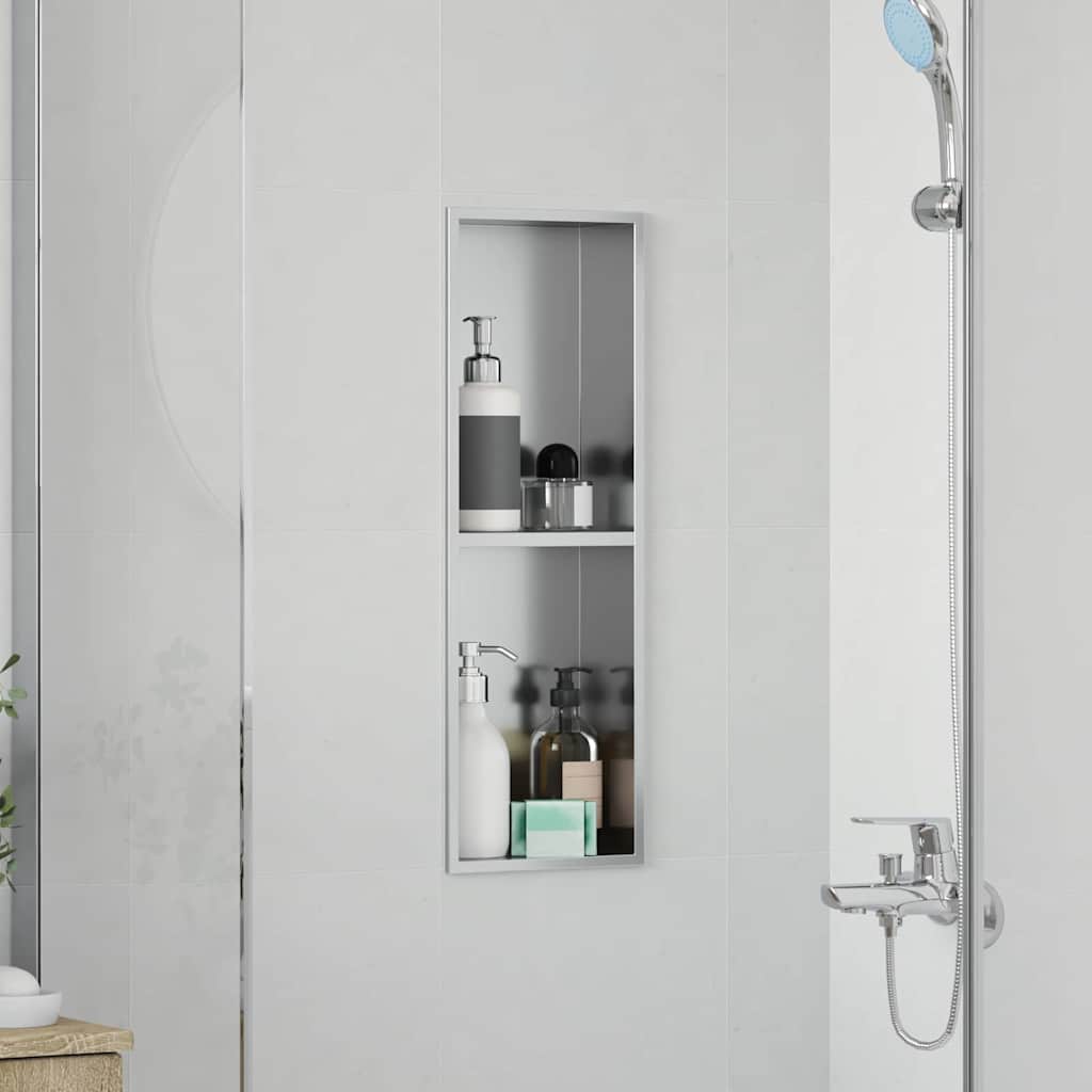 Zuhany Niche Ezüst 60 x 20 x 9,5 cm Rozsdamentes Acél