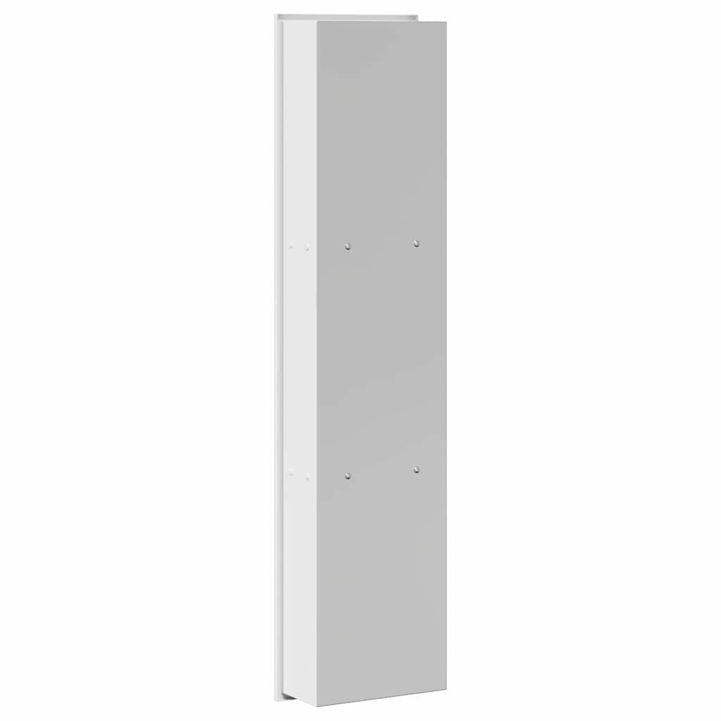 Zuhany Niche Fehér 90 x 20 x 9,5 cm Rozsdamentes Acél