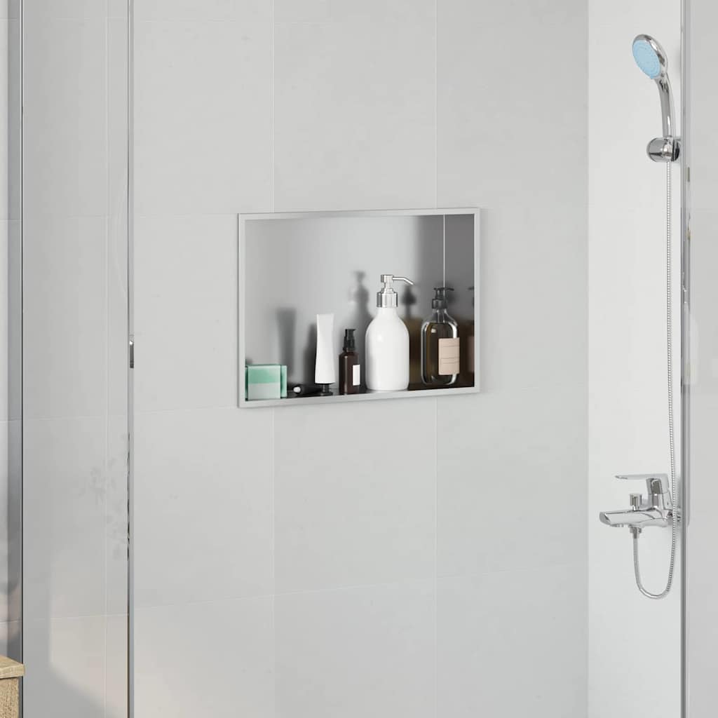 Zuhany Niche Ezüst 45 x 30 x 9,5 cm Rozsdamentes Acél