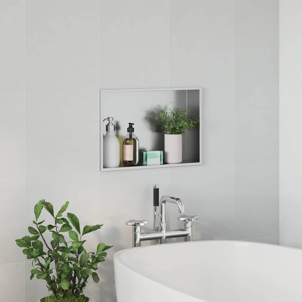 Zuhany Niche Ezüst 45 x 30 x 9,5 cm Rozsdamentes Acél