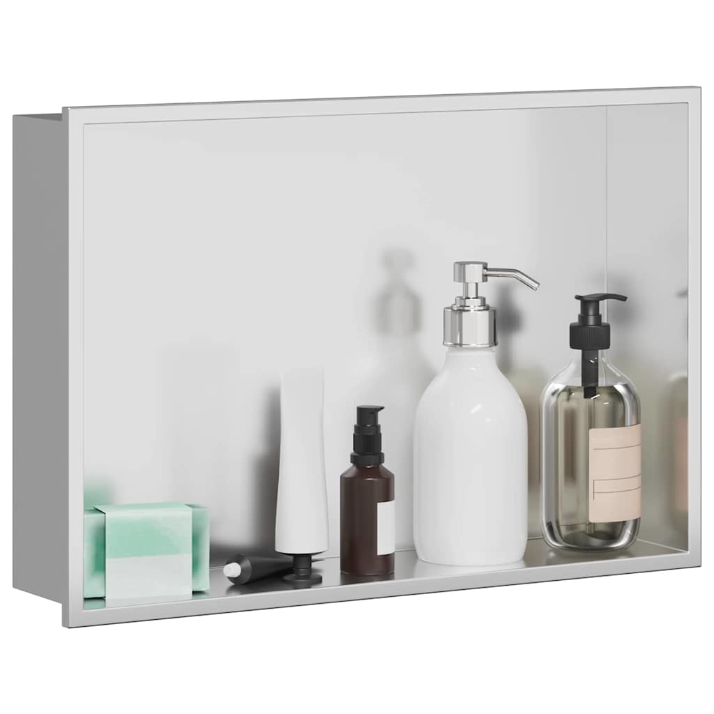 Zuhany Niche Ezüst 45 x 30 x 9,5 cm Rozsdamentes Acél