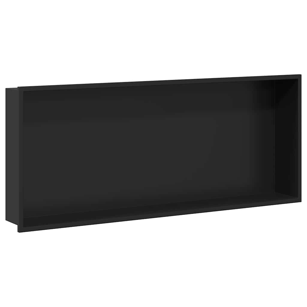 Zuhany Niche Fekete 75 x 30 x 9,5 cm Rozsdamentes Acél