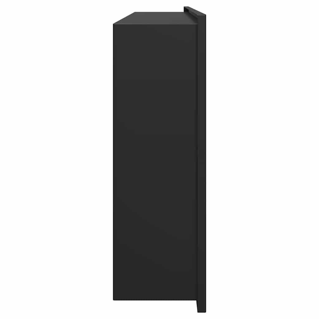 Zuhany Niche Fekete 75 x 30 x 9,5 cm Rozsdamentes Acél