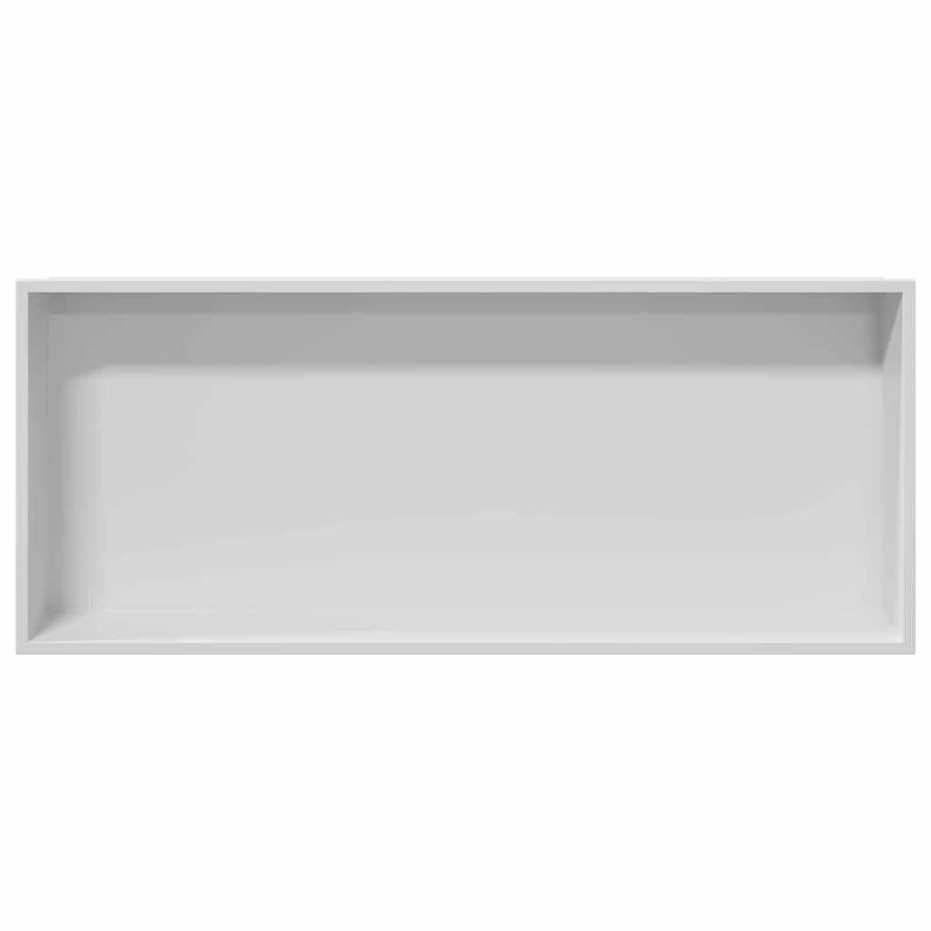 Zuhany Niche Fehér 75 x 30 x 9,5 cm Rozsdamentes Acél