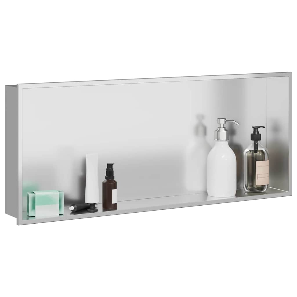 Zuhany Niche Ezüst 75 x 30 x 9,5 cm Rozsdamentes Acél