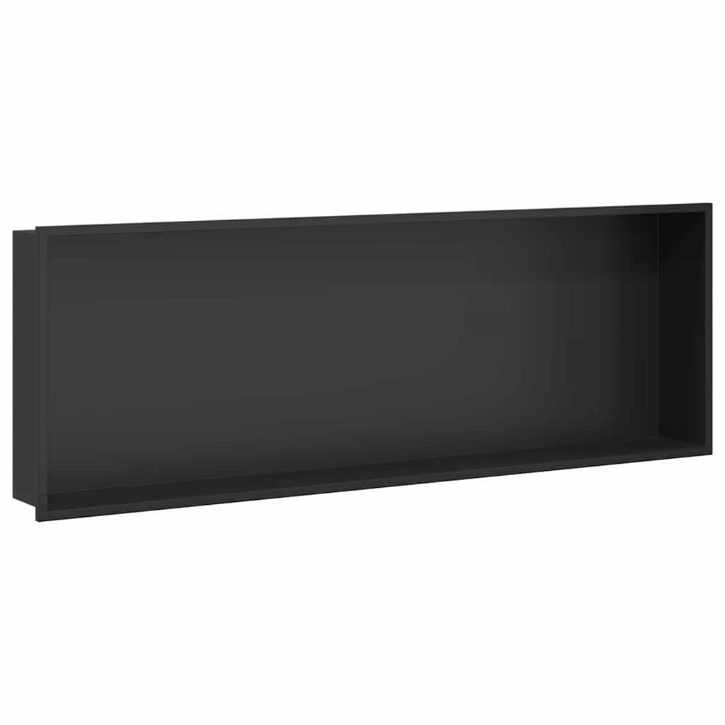 Zuhany Niche Fekete 90 x 30 x 9,5 cm Rozsdamentes Acél