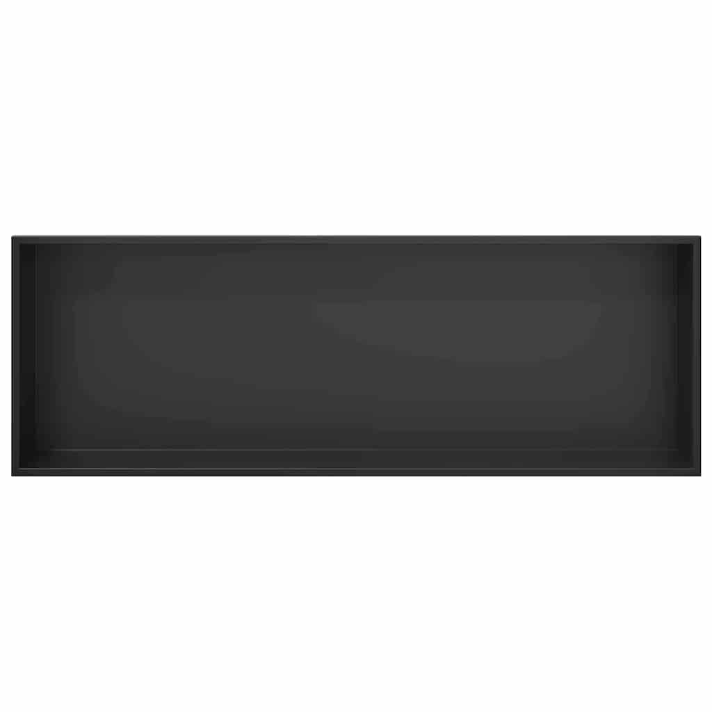 Zuhany Niche Fekete 90 x 30 x 9,5 cm Rozsdamentes Acél
