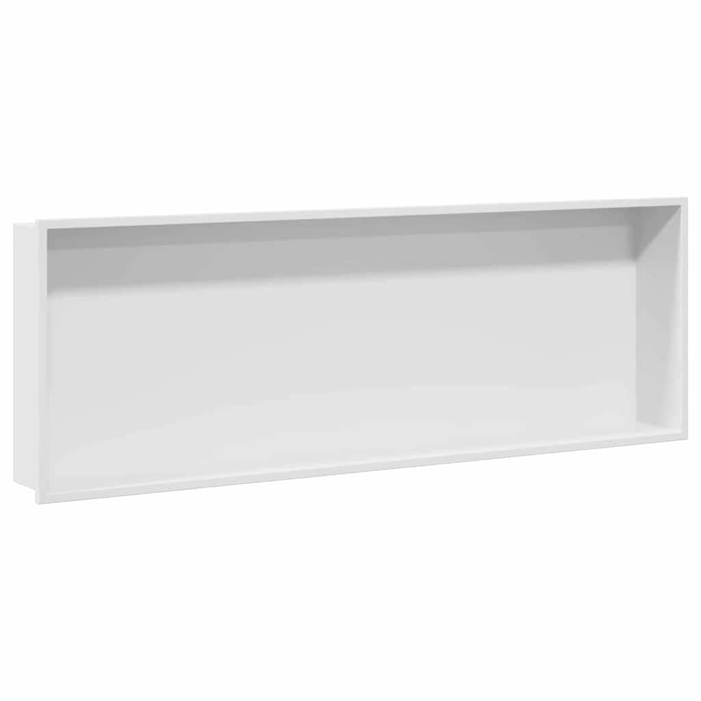 Zuhany Niche Fehér 90 x 30 x 9,5 cm Rozsdamentes Acél