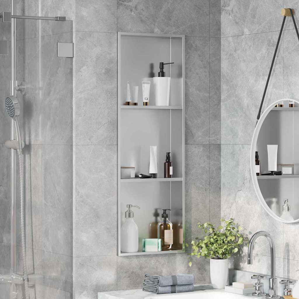Zuhany Niche Ezüst 90 x 30 x 9,5 cm Rozsdamentes Acél