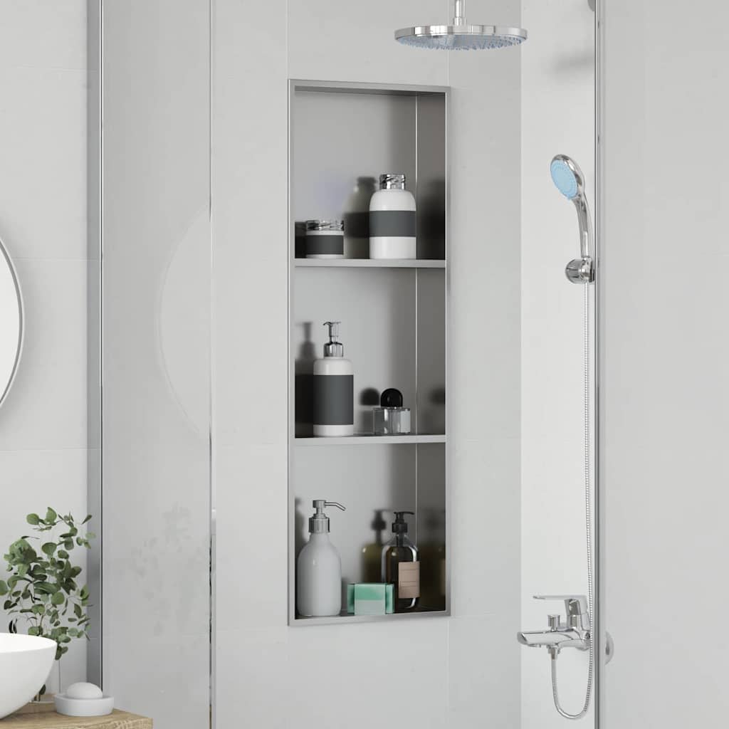 Zuhany Niche Ezüst 90 x 30 x 9,5 cm Rozsdamentes Acél
