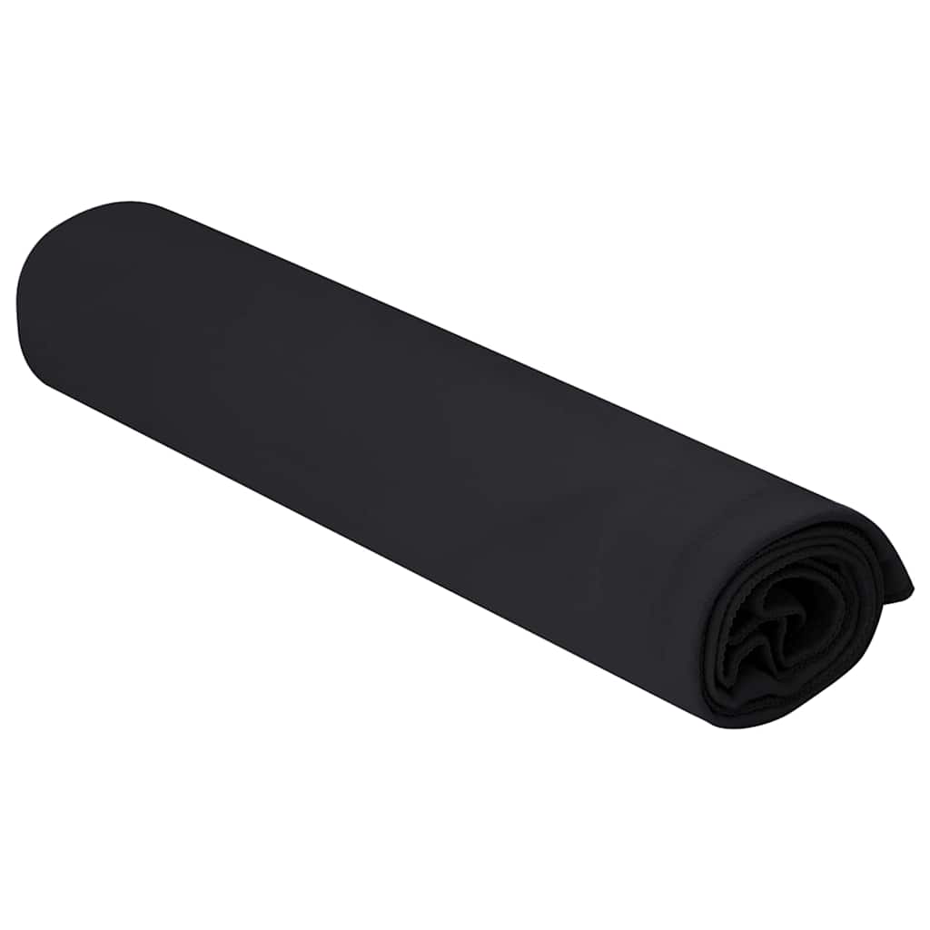 Sport Törölközők 2 pcs Fekete 100 x 50 cm