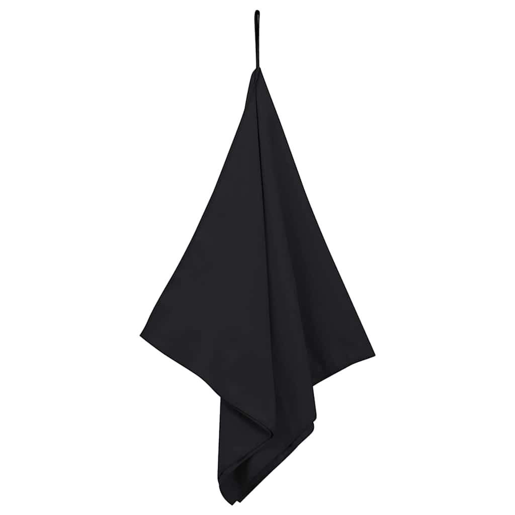 Sport Törölközők 2 pcs Fekete 100 x 50 cm