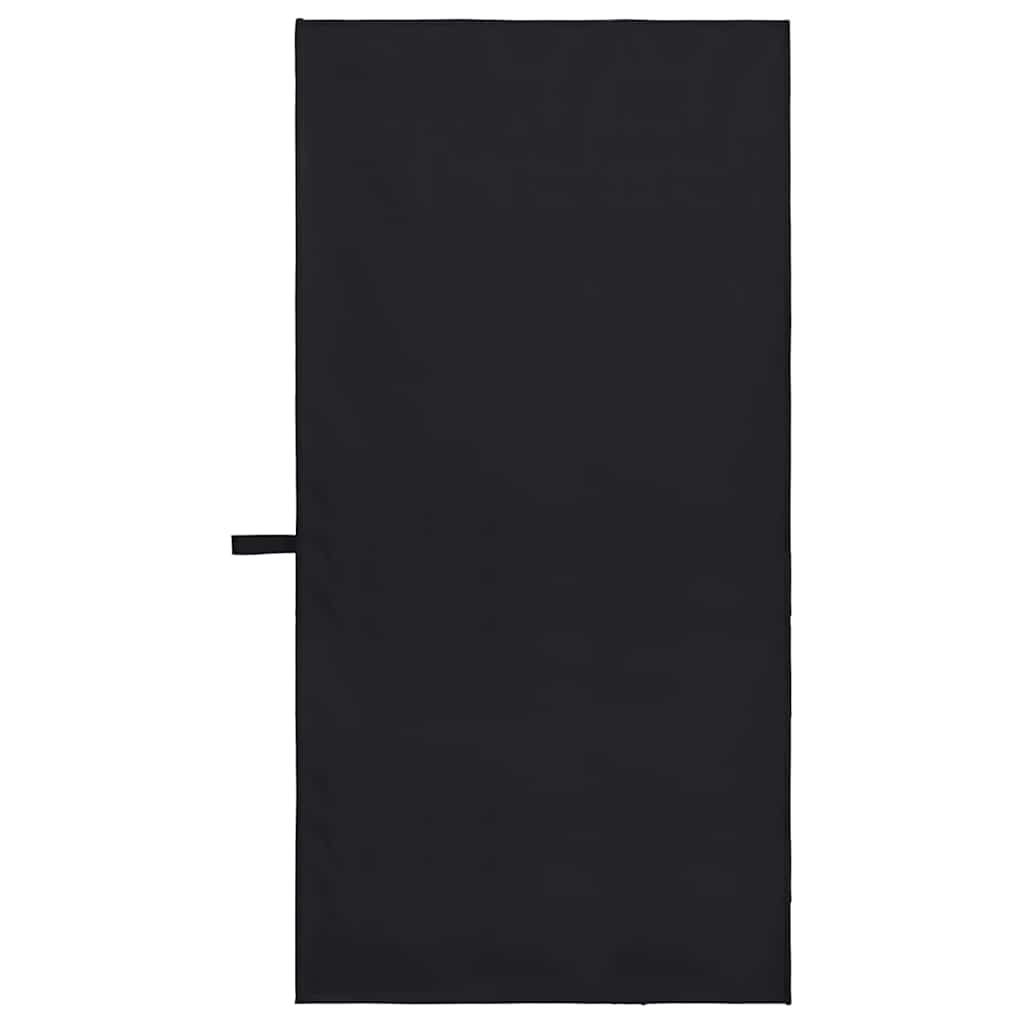 Sport Törölközők 2 pcs Fekete 100 x 50 cm