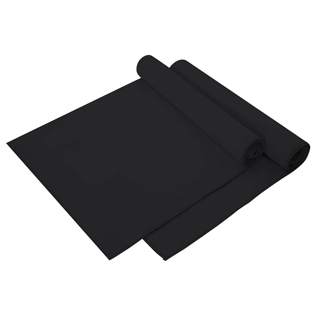 Sport Törölközők 2 pcs Fekete 140 x 70 cm