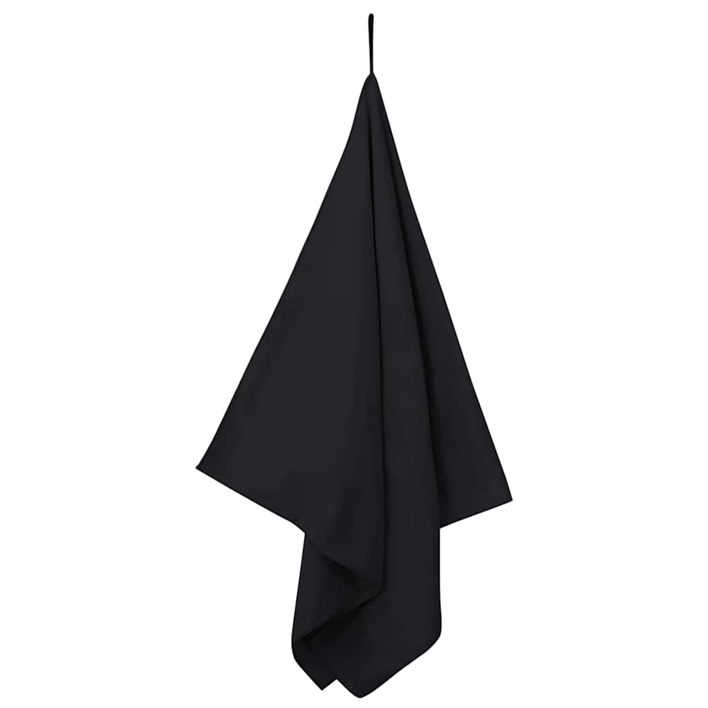 Sport Törölközők 2 pcs Fekete 140 x 70 cm