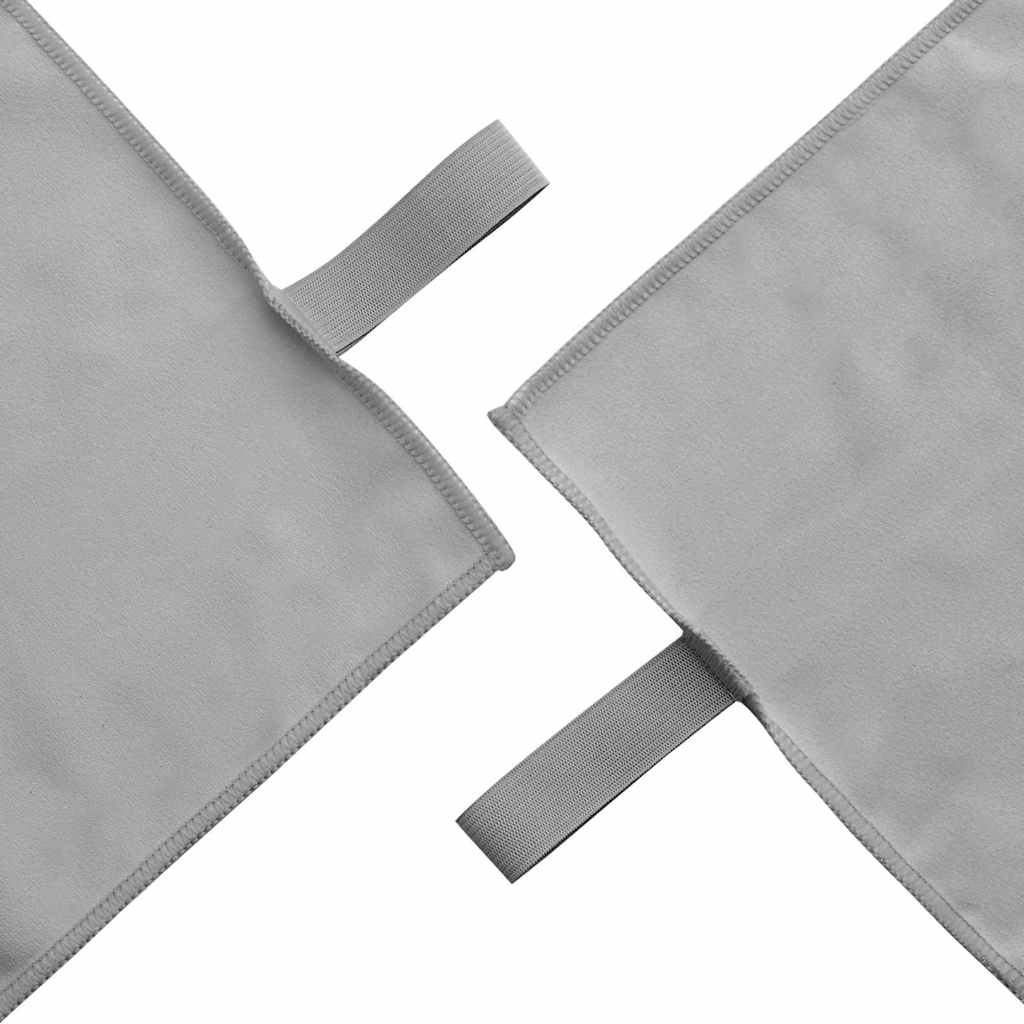 Sport Törölközők 2 pcs Sötétszürke 50 x 30 cm
