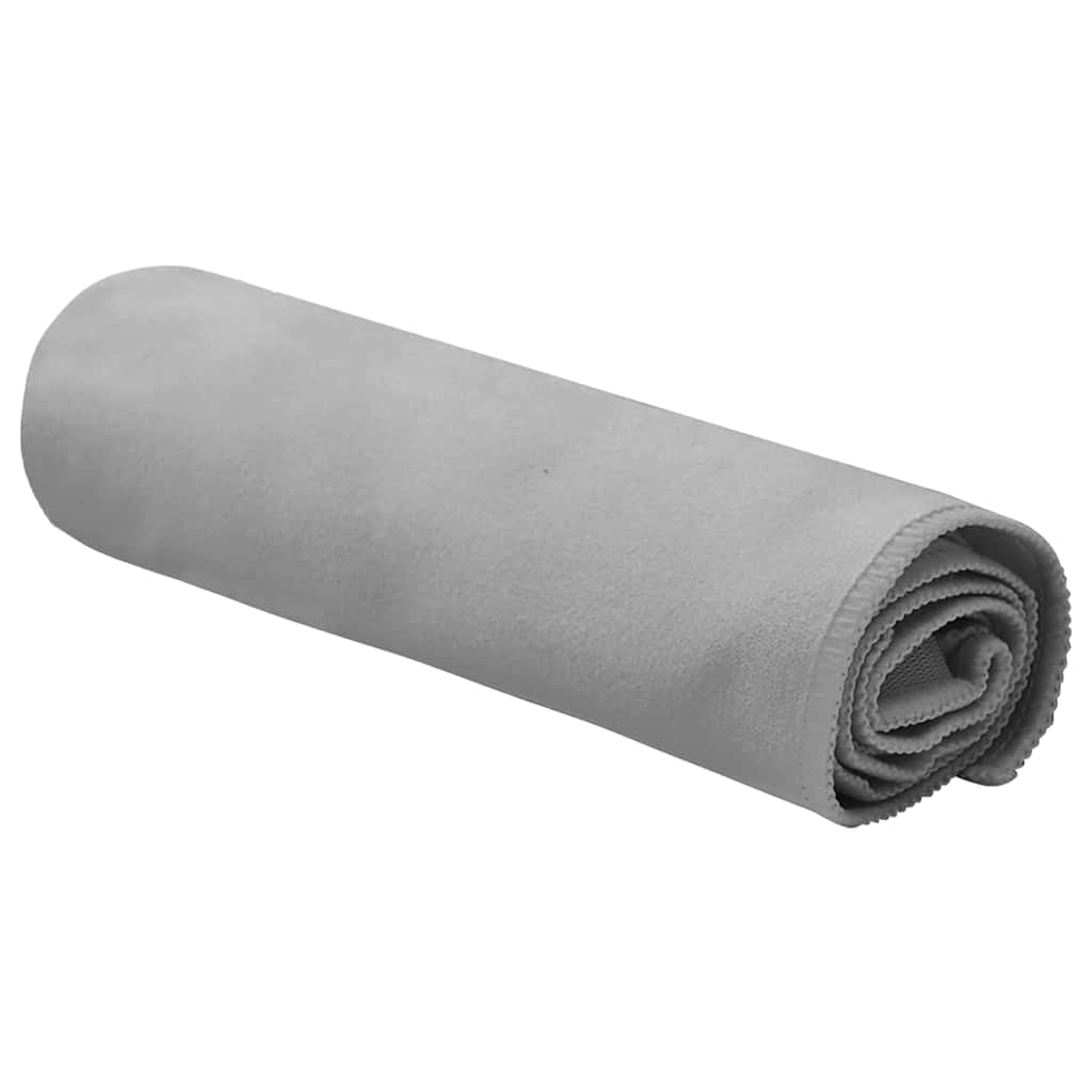 Sport Törölközők 2 pcs Sötétszürke 50 x 30 cm
