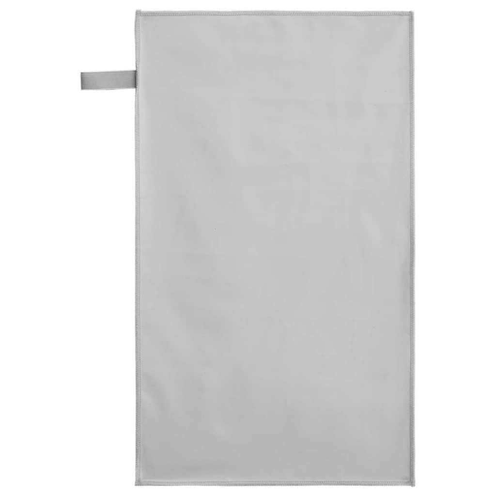 Sport Törölközők 2 pcs Szürke 50 x 30 cm Poliészter és poliamid