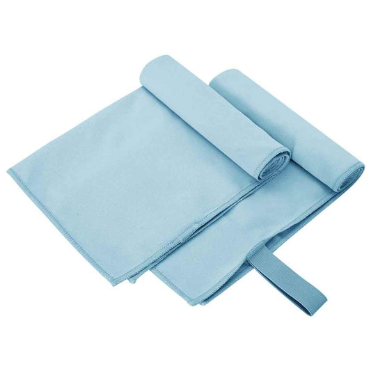 Sport Törölközők 2 pcs Kék 50 x 30 cm Poliészter és poliamid