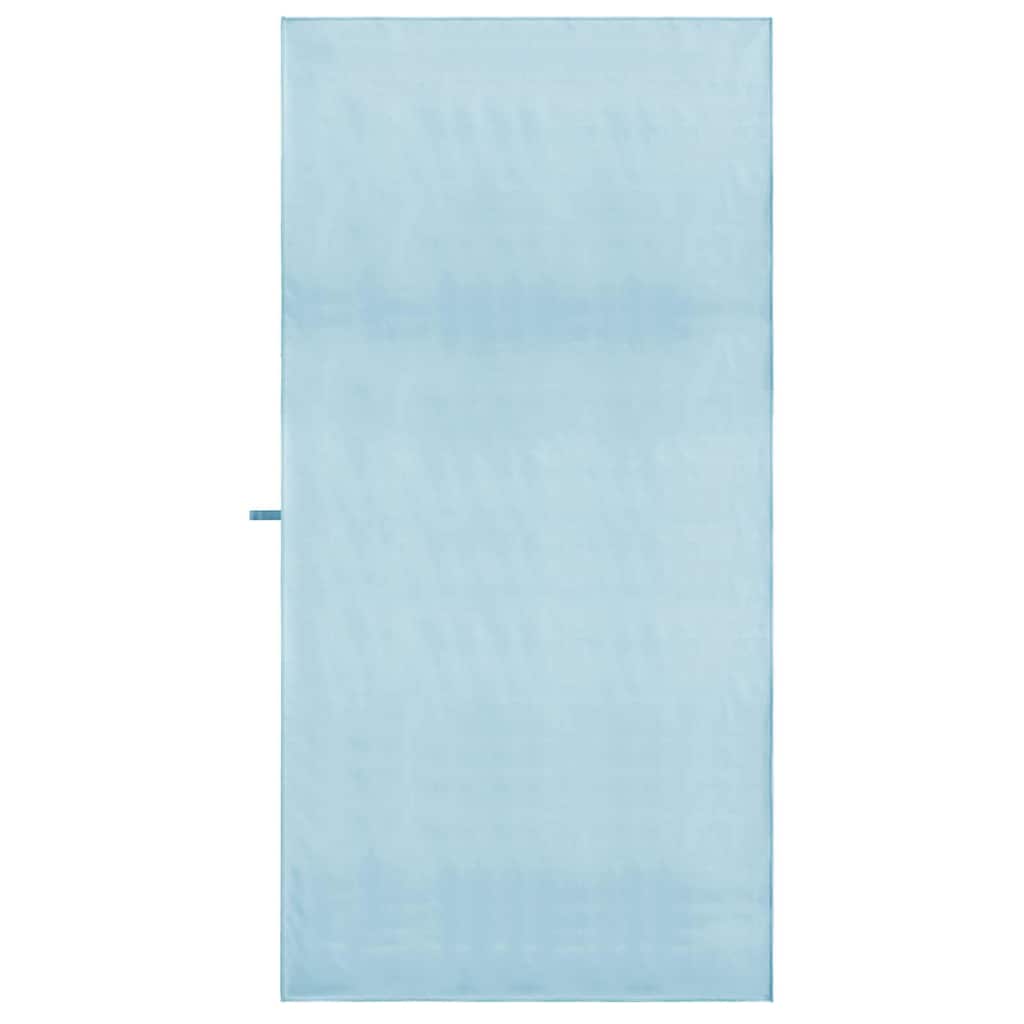 Sport Törölközők 2 pcs Kék 180 x 90 cm Poliészter és poliamid