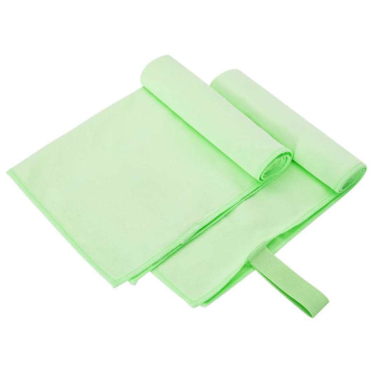 Sport Törölközők 2 pcs Zöld 50 x 30 cm Poliészter és poliamid