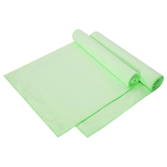 Sport Törölközők 2 pcs Zöld 140 x 70 cm