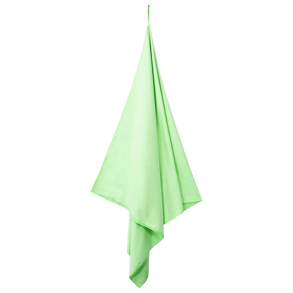 Sport Törölközők 2 pcs Zöld 200 x 100 cm Poliészter és poliamid