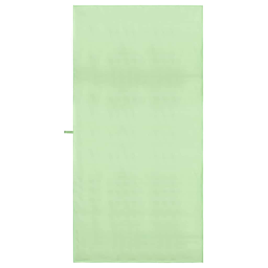 Sport Törölközők 2 pcs Zöld 200 x 100 cm Poliészter és poliamid