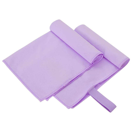 Sport Törölközők 2 pcs Lila 50 x 30 cm Poliészter és poliamid