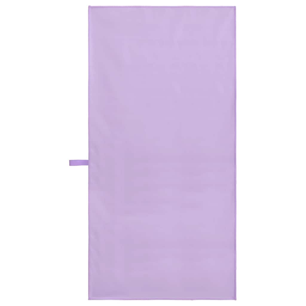Sport Törölközők 2 pcs Lila 100 x 50 cm Poliészter és poliamid