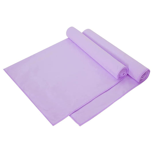 Sport Törölközők 2 pcs Lila 140 x 70 cm Poliészter és poliamid