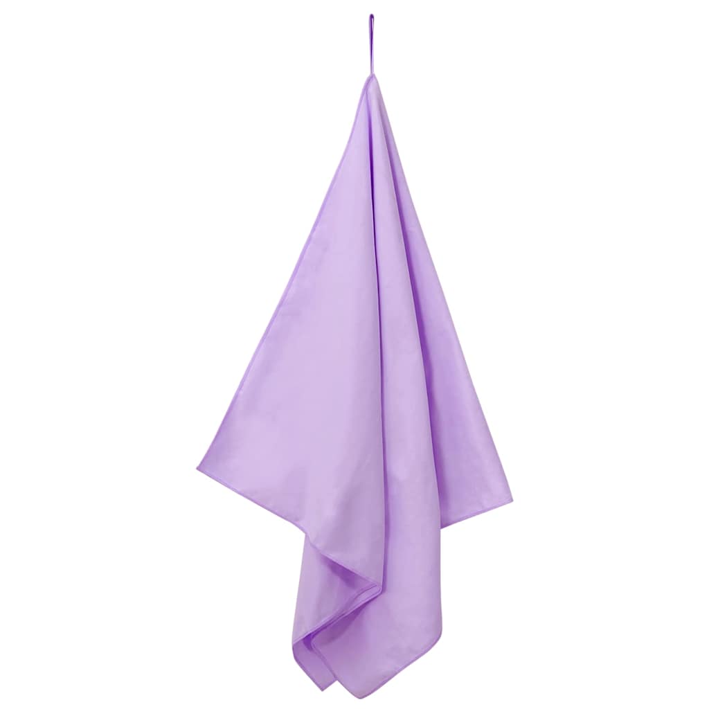 Sport Törölközők 2 pcs Lila 140 x 70 cm Poliészter és poliamid