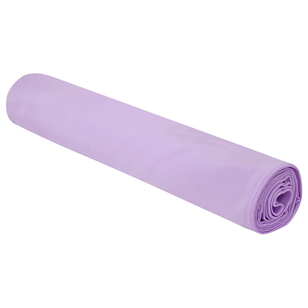 Sport Törölközők 2 pcs Lila 180 x 90 cm Poliészter és poliamid
