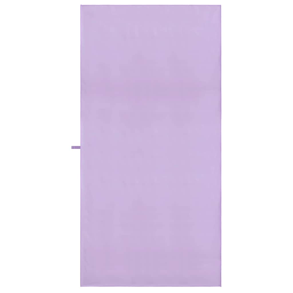 Sport Törölközők 2 pcs Lila 180 x 90 cm Poliészter és poliamid