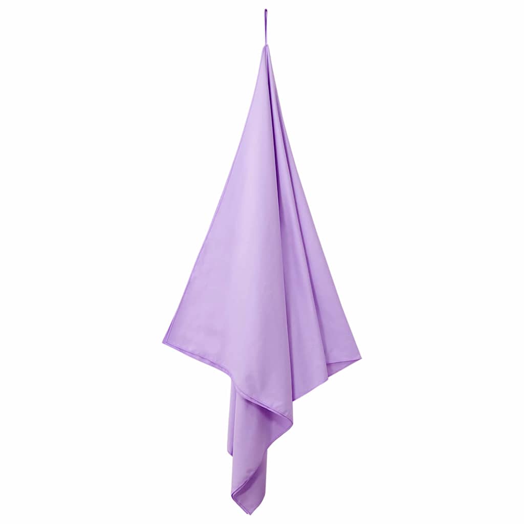Sport Törölközők 2 pcs Lila 200 x 100 cm Poliészter és poliamid