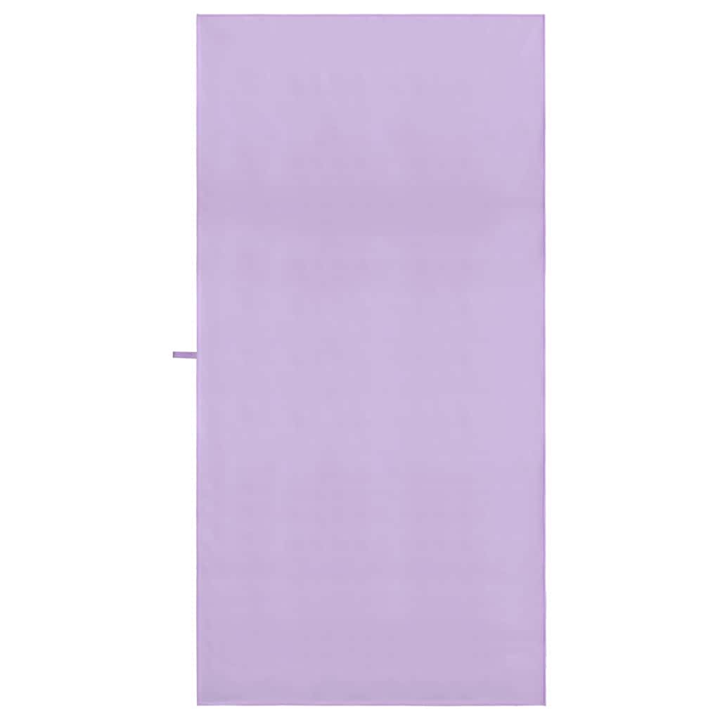 Sport Törölközők 2 pcs Lila 200 x 100 cm Poliészter és poliamid