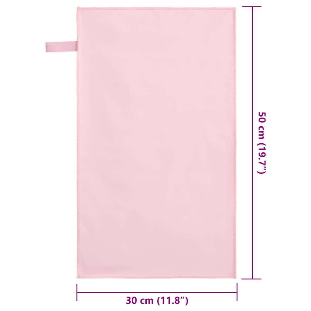 Sport Törölközők 2 pcs Rózsaszín 50 x 30 cm
