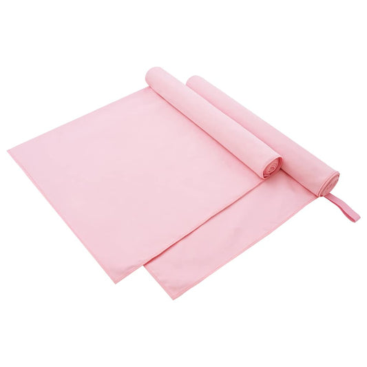 Sport Törölközők 2 pcs Rózsaszín 180 x 90 cm