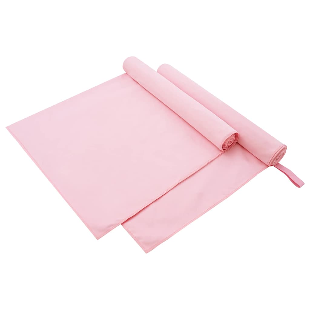 Sport Törölközők 2 pcs Rózsaszín 180 x 90 cm