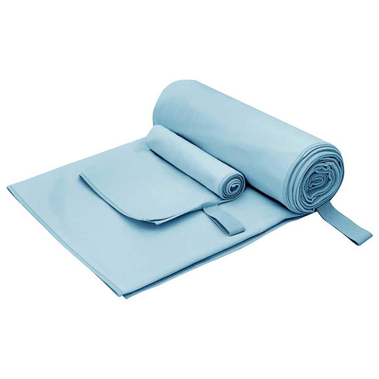Sporttörölköző Szett 2 pcs Kék szövet