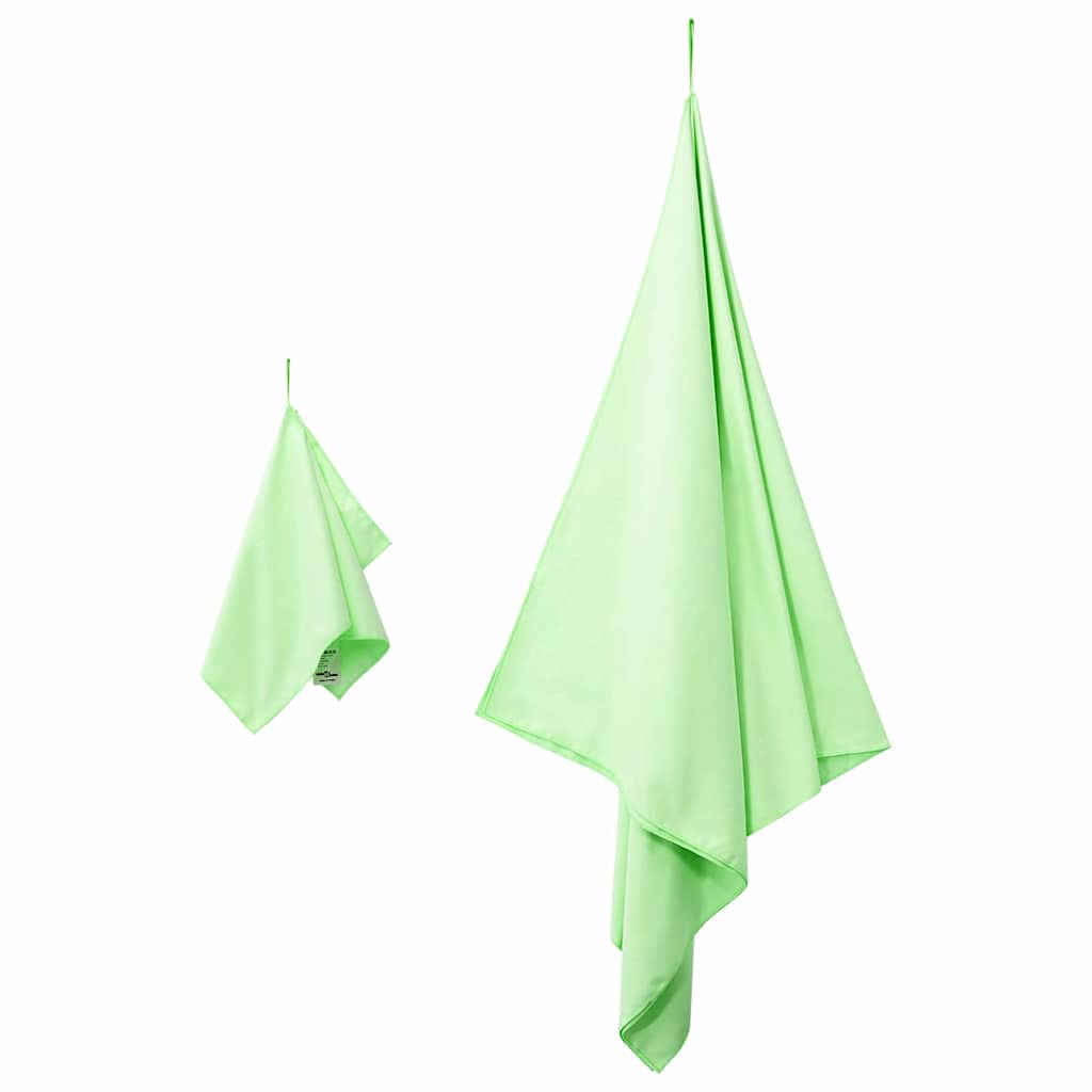 Sporttörölköző Szett 2 pcs Zöld szövet