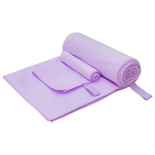 Sporttörölköző Szett 2 pcs Lila szövet