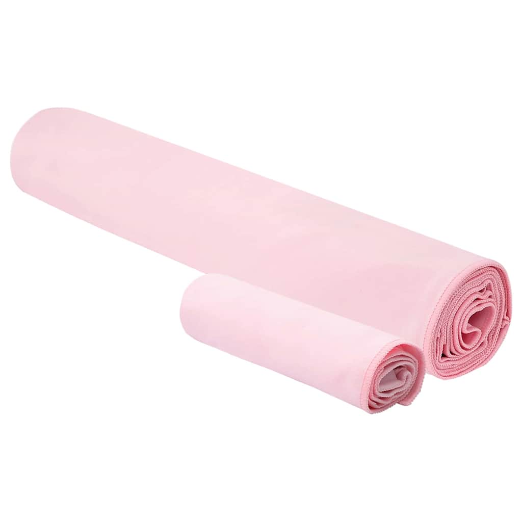 Sporttörölköző Szett 2 pcs Rózsaszín szövet