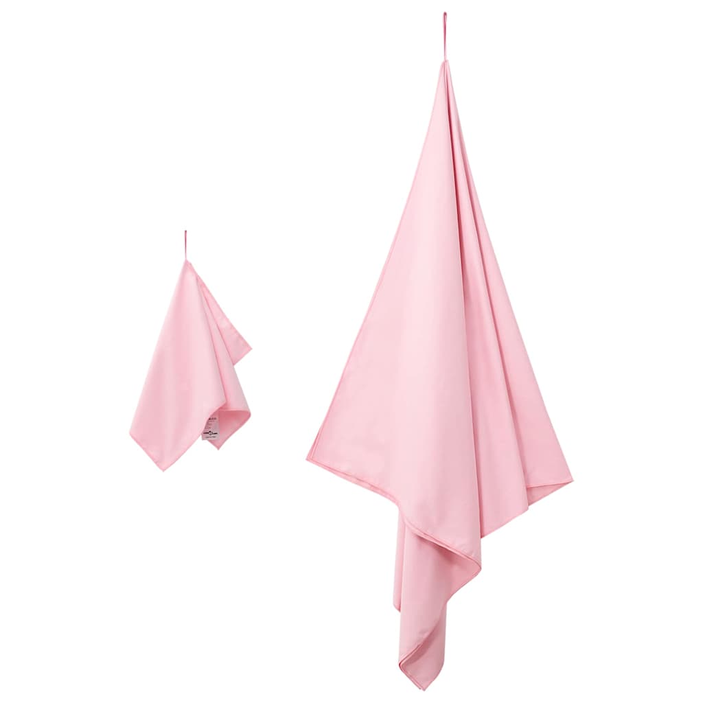 Sporttörölköző Szett 2 pcs Rózsaszín szövet