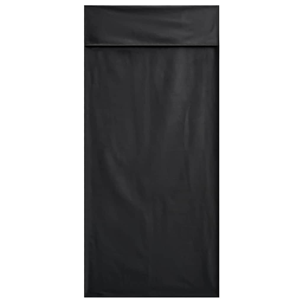 Kültéri Szék Törölközők 2 pcs Fekete 130 x 60 cm